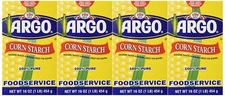 Argo Corn Starch 16 oz Pack of 4 Gluten Free Thickening Agent for Cooking