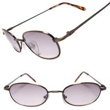 Authentic Vintage 90s Y2K Pop Culture Eclectic Vibes Bronze Oval Sunglasses