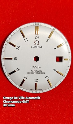 OMEGA De Ville Co Axial GMT Dual  Silber/Gold  Gebraucht Gute Zustand 30.9mm 