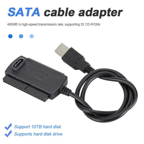 USB 2.0 to SATA PATA IDE Adapter Konverterkabel für 2,5/3,5 Zoll HDD SSD Adapter - Bild 6 von 16