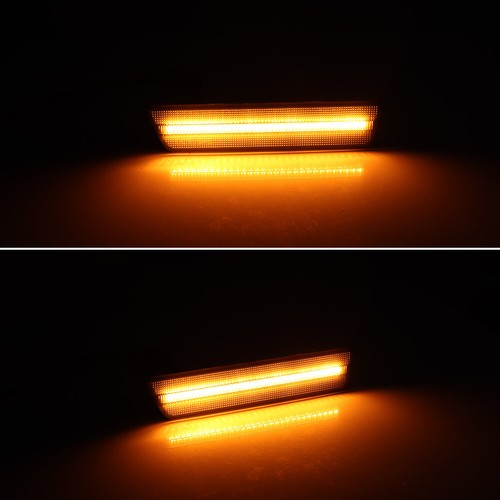 4x Amber Front Red Rear Bumper LED Side Marker Lights For 08-14 Dodge Challenger - Picture 9 of 12