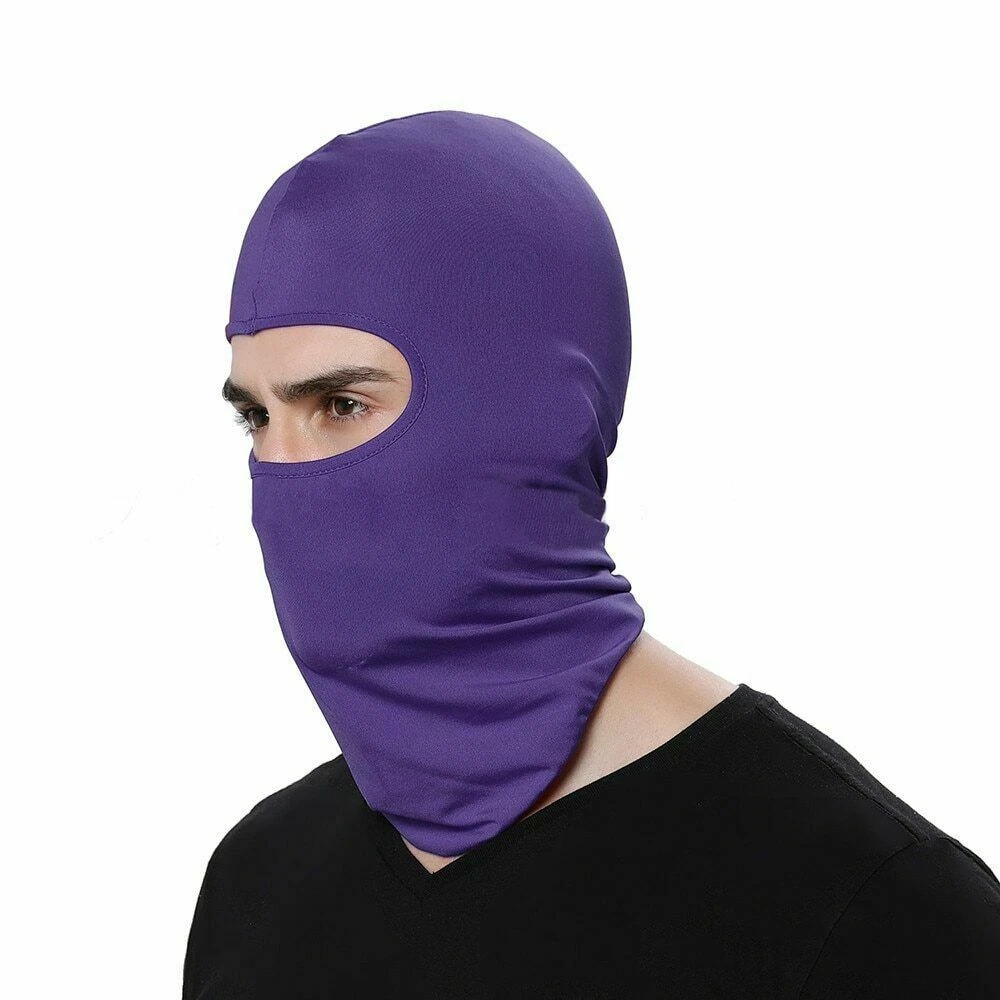 Purple MotorCross Ski Mask