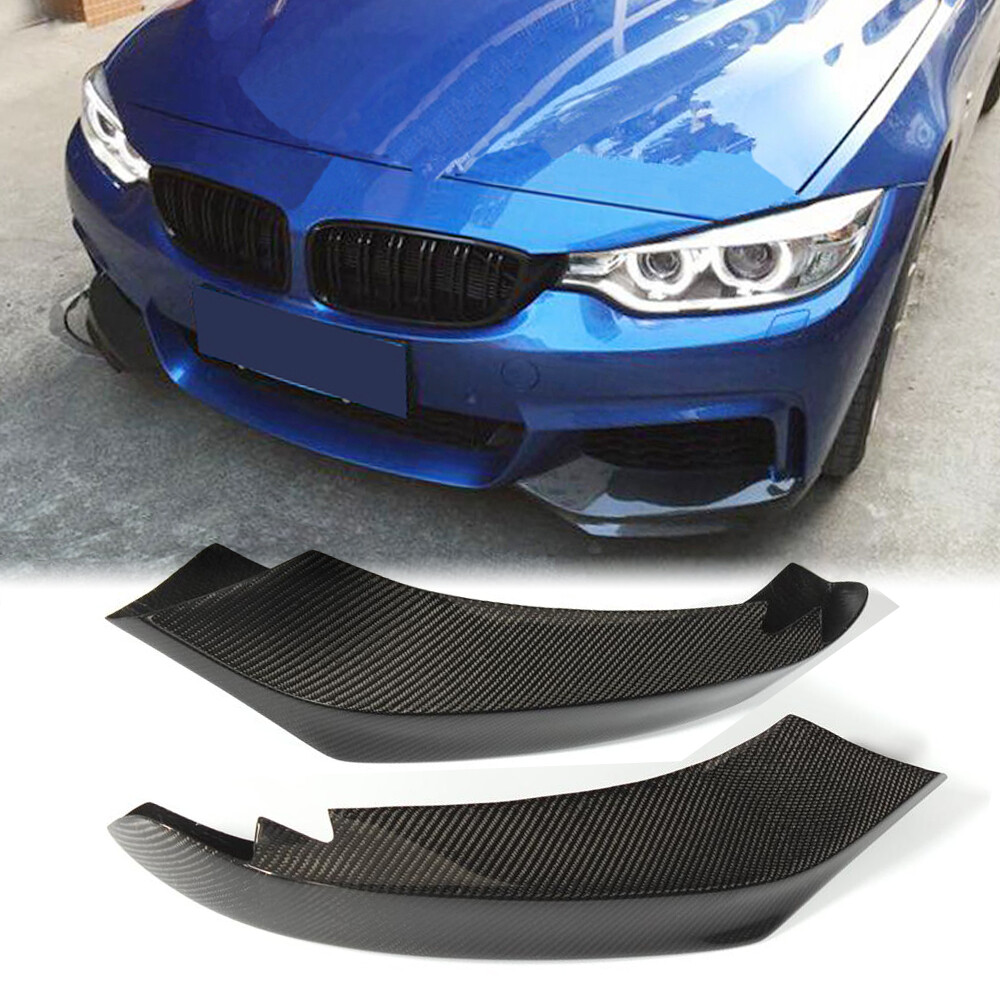 Carbon Front Bumper Lip Splitters for BMW F32 F33 F36 M Sport M tech 14-19