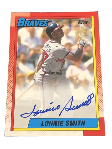Topps Lonnie Smith Baseball Sports Trading Cards & Accessories