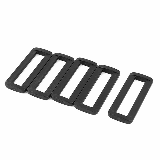 black slides with buckle