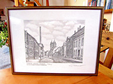 "Zeichnung Bergische Landstr. Leverkusen"     Signiert und Limitiert