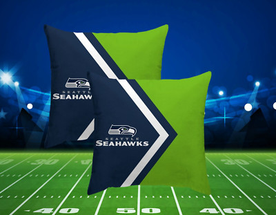 Seattle Seahawks 2pcs Pillow Cover Set 17'' x 17''