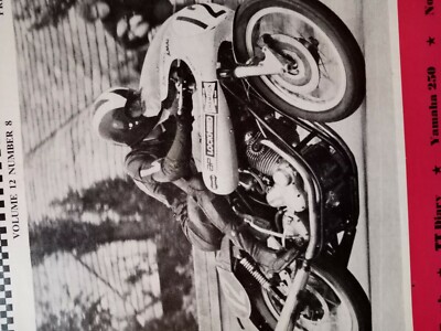 G9m  Ephemera 1970s motorbike picture Peter Williams b