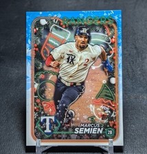 Marcus Semien 2024 Topps Holiday Baseball Card #H116 Texas Rangers