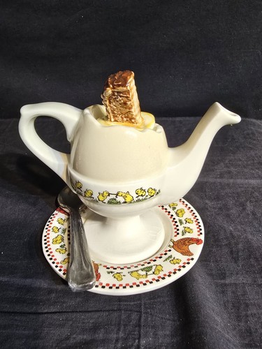 VINTAGE LOT OF THREE ONE CUP TEAPOTS BY TONY CARTER & PAUL CARDEW - Picture 10 of 23