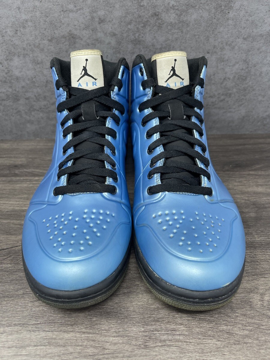 Air Jordan 1 High Size 10 Mens Anodized Blue Black 414823
