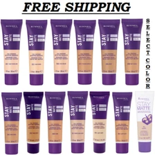 Rimmel London Stay Matte Liquid Mousse, Foundation, Oil-Free, 1oz, Select Color