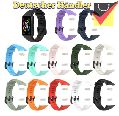 Armband Uhrenarmband Für Huawei und Honor Band 7 / 6 /  Sport Silikon Band Strap