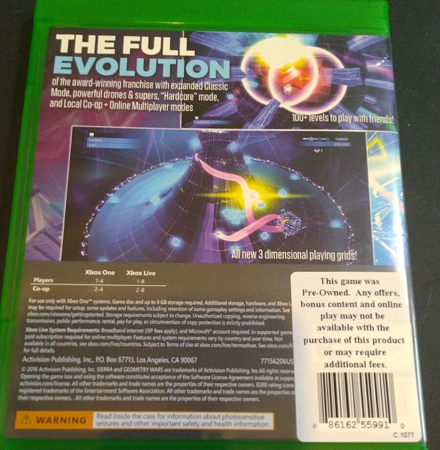 Geometry Wars 3: Dimensions Evolved Microsoft Xbox One Playable on Xbox Series X - Image 2 of 4