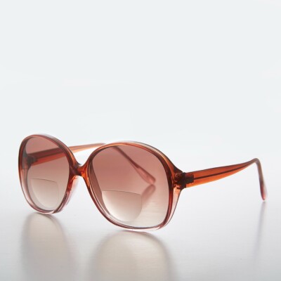 Brown Women's Bifocal Sunglasses Brown Gradient Lens 3.00 Diopter - Siren