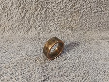 1973 Kennedy Half Dollars size 12 coin ring handmade mixed metals B 