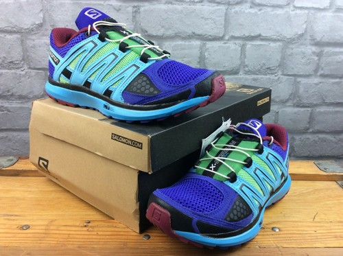 salomon blue trainers