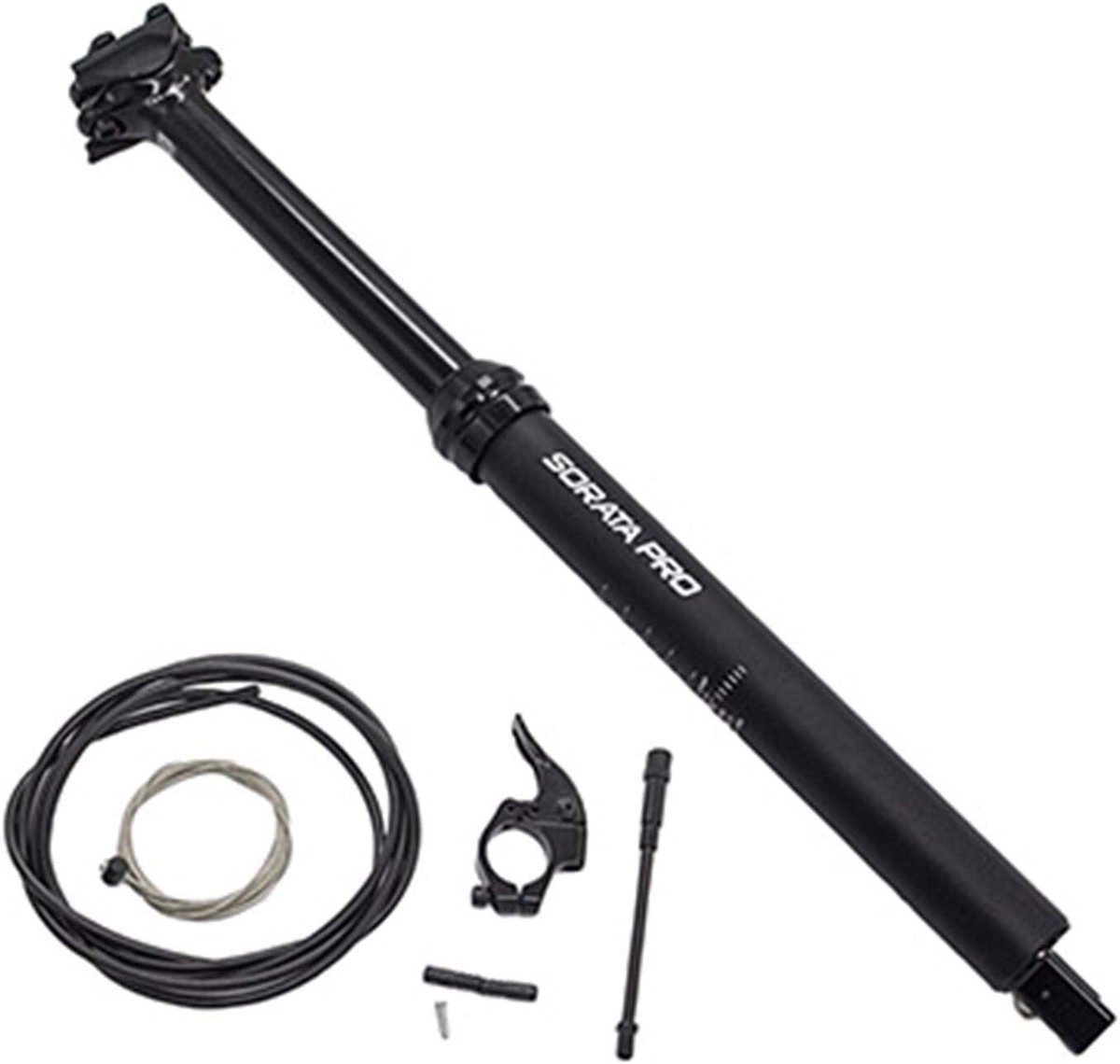 Satori Réglable Tige De Selle 31.6 350mm Aluminium - Noir