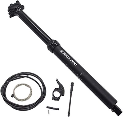 Satori tige de selle 31.6 x 350 alu. Noir