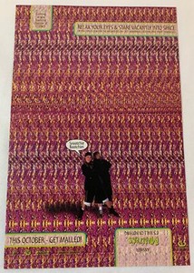 1995 3-D movie ad page ~ MALLRATS ~ Kevin Smith, Jason Mewes