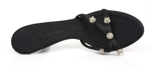Giuseppe Zanotti Design Con Tiras Negro Satinado Enjoyado Tacones Sandalias  EU 35.5 | eBay