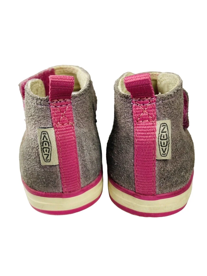 Zapatillas deportivas Keen Coronado de caña alta rosa púrpura gamuza talla 4 niño pequeño sin marcas Foto 4 de 4