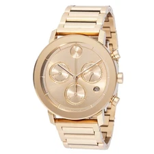 Movado 3600811 Men's Bold Light Gold Dial Quartz Watch