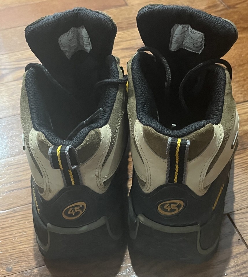 Merrell “45 Trail Hoop Birch” Waterproof Hiking/Walking Boots Size 10