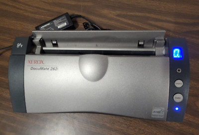 Xerox DocuMate 262i USB Desktop Document Scanner w/ Feeder Tray & Adapter