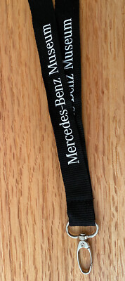 Mercedes-Benz Museum Lanyard Black Keychain Sports Car Luxury