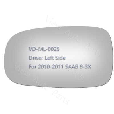 Towing Mirror Glass For 2003-2011 Saab 9-3 93 /2010-2011 Saab 9-3X Driver Side