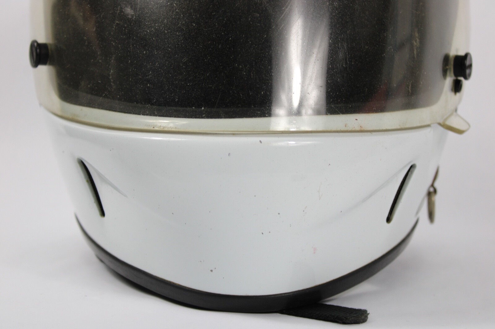 Simpson Snell Racing Helmet Vintage 90s White Visor 7 5/8 Bandit V8 ...