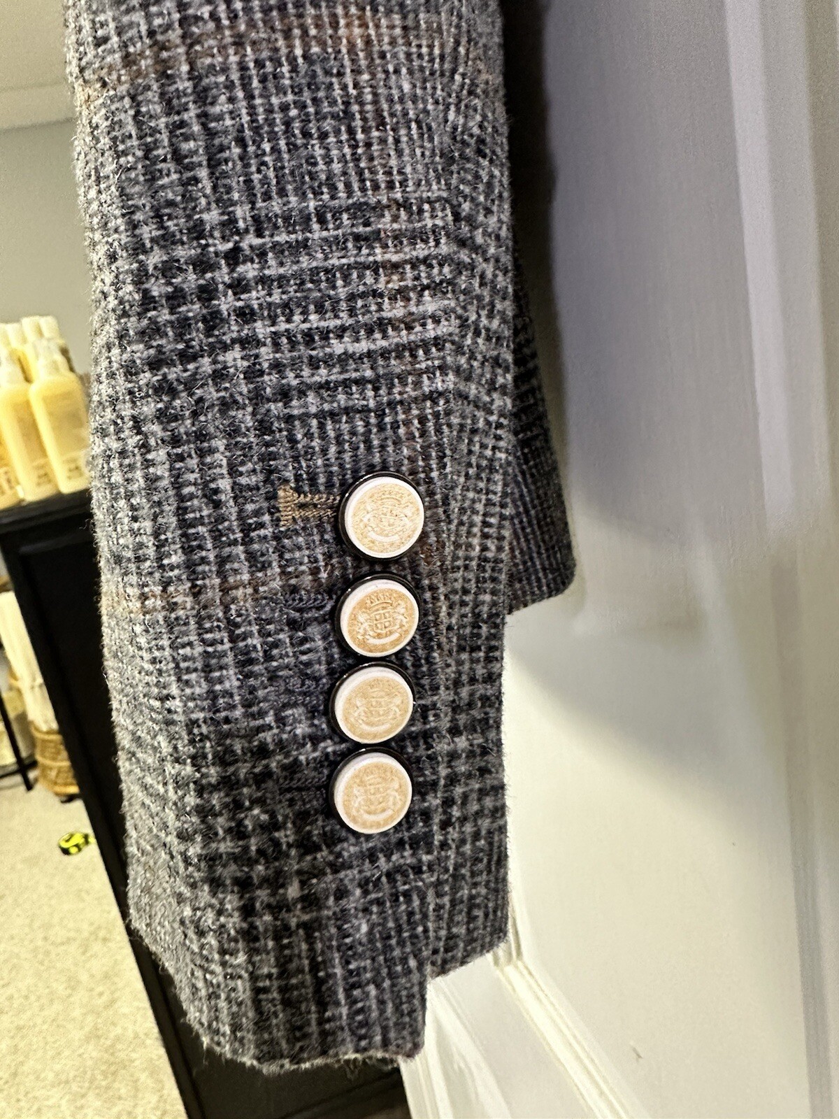 Stylish ZARA Basic Wool Blazer Women’s Size Large… - image 4