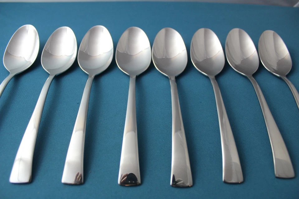 8 Oval Soup Spoons Zwilling J. A. Henckels BELLASERA Glossy 18/10 NEW 7 1/4" - Image 3 of 4