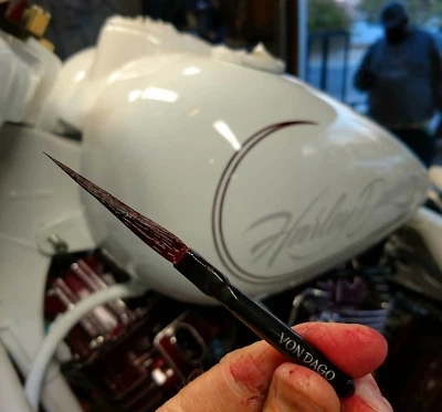 MACK / VON DAGO "PRO-SERIES" / KING 13 Von Dagos PREMIUM #0 Pinstriping Brush ~ Available to the Public ~ PRO'S KNOW