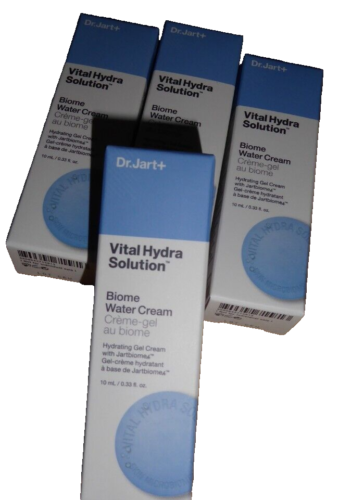 4 x crèmes eau biome solution Dr. Jart+ Vital Hydra 4 x 10 ml taille voyage NEUF - Photo 1 sur 3