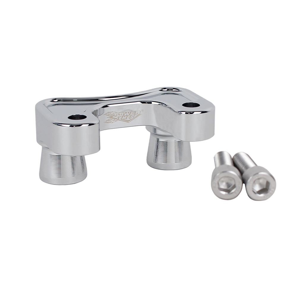 Chrome Handlebar Riser Adapter for Harley Touring Road Glide FLTRX ...