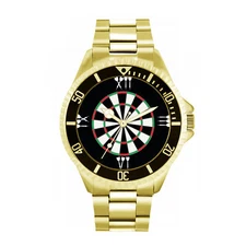 Toff London TLWL-14168 Mens Dartboard Roman Numerals Watch