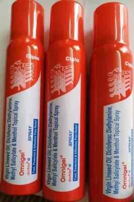 Omnigel Pain Relief Spray   Pack of 3 (75g Each) | Fast Action 2026
