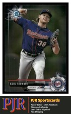 2017 Bowman #BCP52 Kohl Stewart Minnesota Twins Chrome Prospects