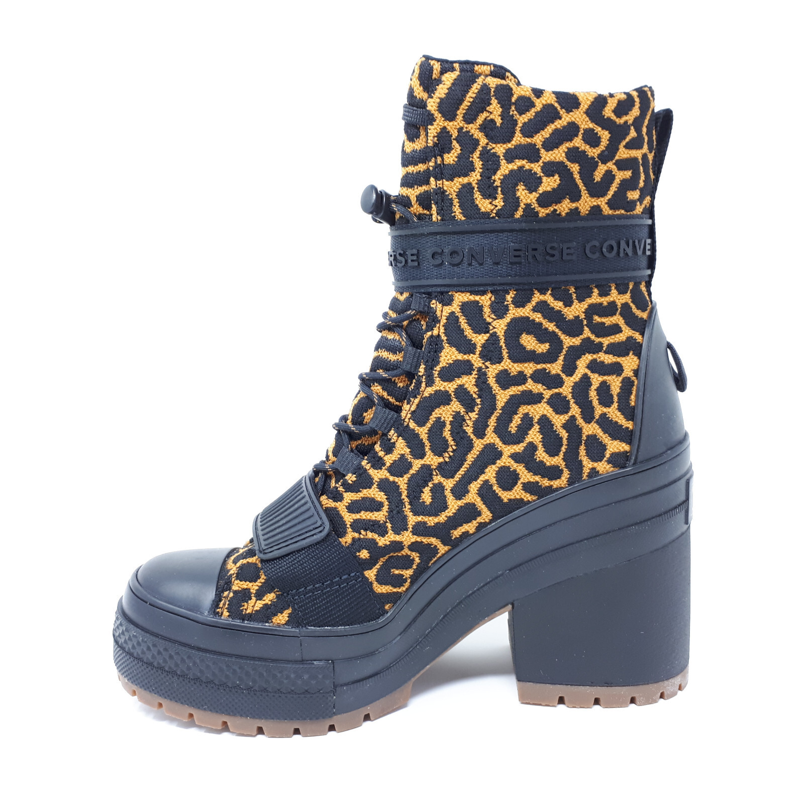 Converse Chuck Taylor All Star GR82 Leopard Print Womens Heel Boots
