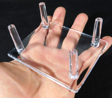 Display Stand Large Size FOUR Post Clear Lucite