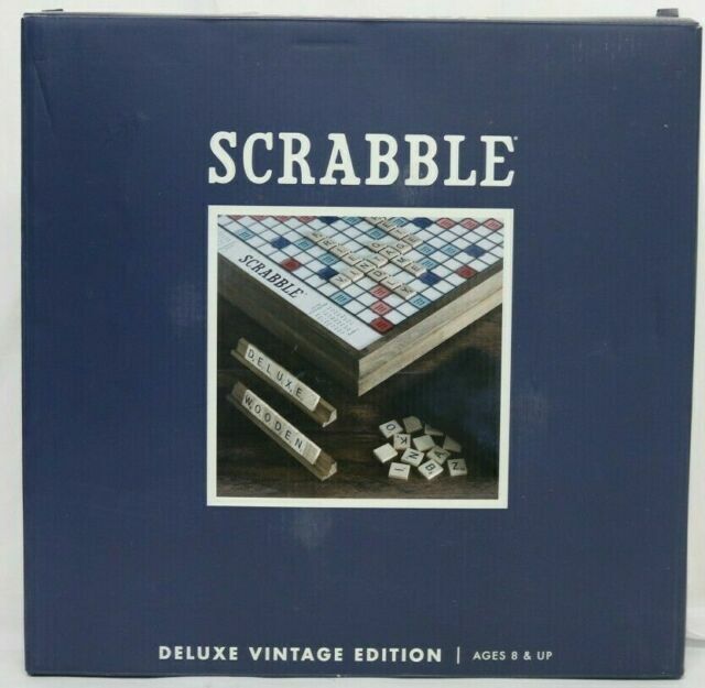 Ensemble de jeu de bois vintage MONOPOLY Scrabble Liban