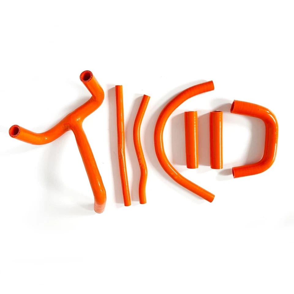 Manguera de silicona naranja para 1994-2007 KTM 400 620 625 640 660 LC4 Adventure Duke II Foto 2 de 4