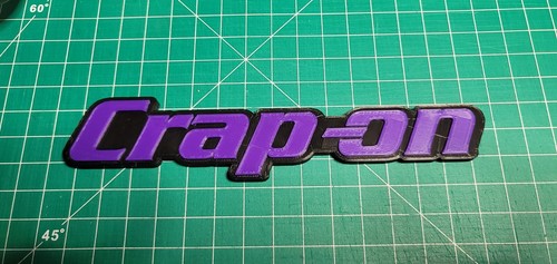 Crap-on 3D Printed Magnet (novelty) toolbox changing table Emblem "FREE" Decal - Picture 29 of 30