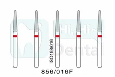 Dental Diamond Burs FG Round End Taper 856/016F Fine Grit High Speed 10/25/50Pcs