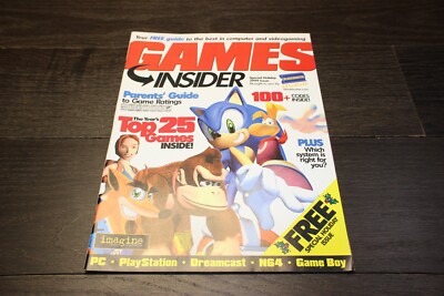 Games Insider PlayStation Dreamcast N64 Game boy Nintendo Rare Blockbuster 1999