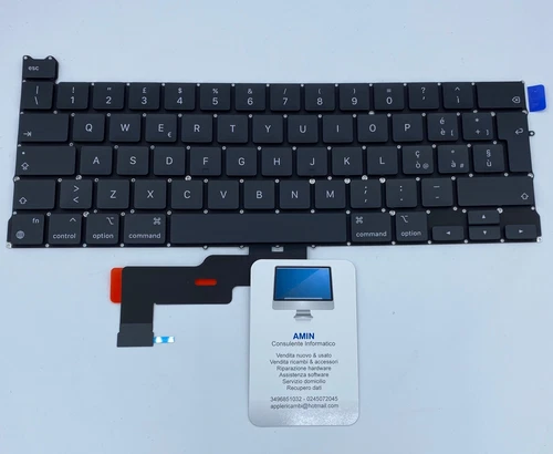  Tastiera layout 🇮🇹 ITALIANA ITALIANO 🇮🇹 Macbook 13" Pro A2338 2020 