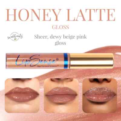 LipSense Honey Latte Gloss by SeneGence Moisturizing Lip Gloss New Sealed