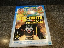 VINTAGE 1986 LITE-BRITE PICTURE REFILL POTATO HEAD KIDS Sealed